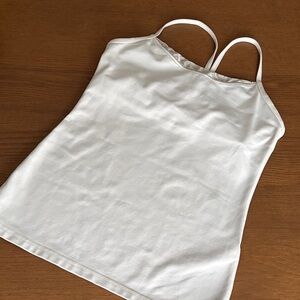 LULULEMON - Flow Y 2-in-1 Lightest Grey Tank Top